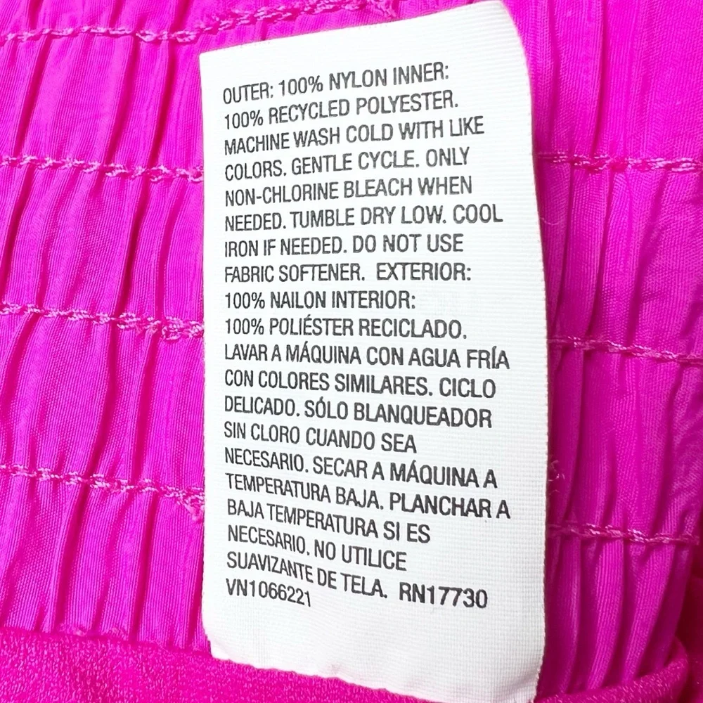 All in Motion Athletic Shorts Hot Pink Stretchy Smocked‎ Waist Dolphin Hem Women - Picture 15 of 16
